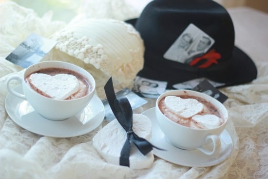 Homemade Marshmallows and Vintage Valentine Decorating Ideas
