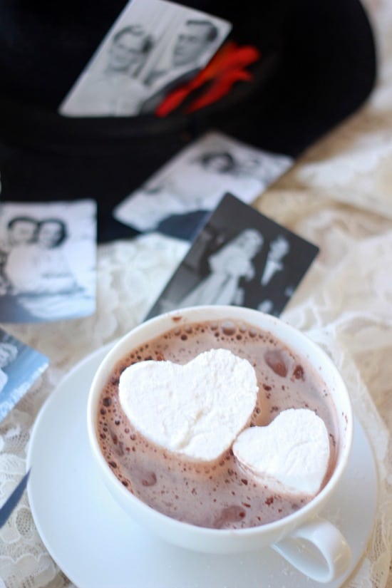 Homemade Marshmallows and Vintage Valentine Decorating Ideas