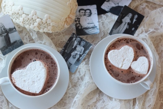 Homemade Marshmallows and Vintage Valentine Decorating Ideas