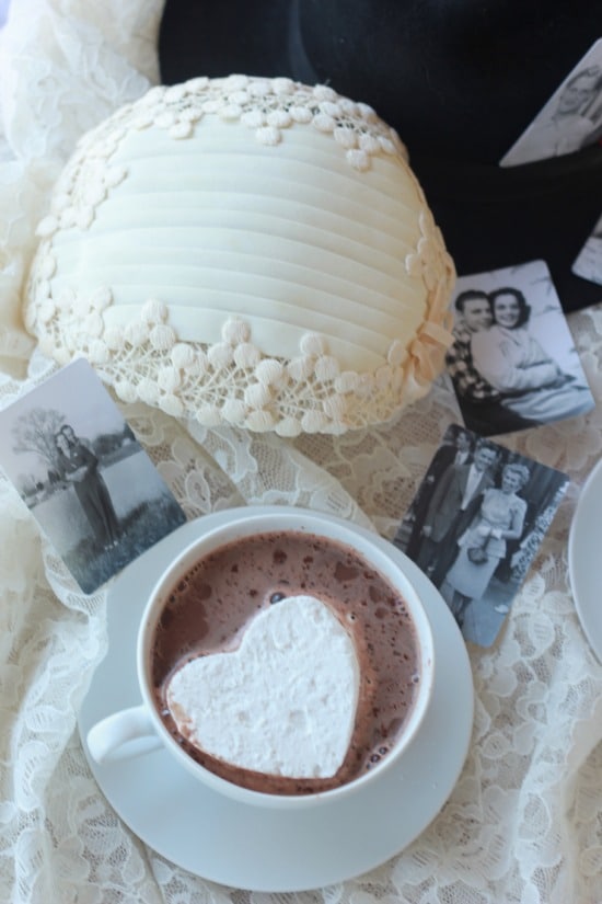 Homemade Marshmallows and Vintage Valentine Decorating Ideas