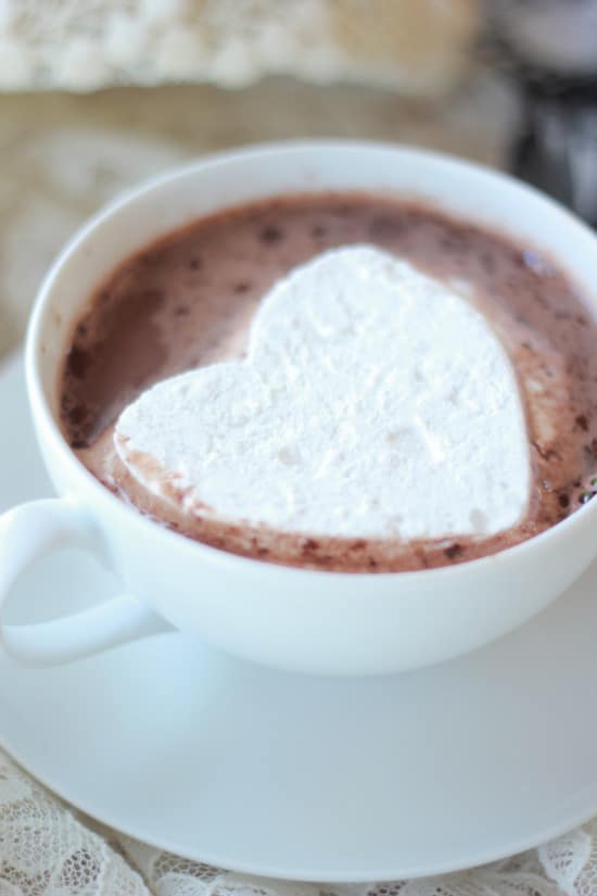 Homemade Marshmallows and Vintage Valentine Decorating Ideas