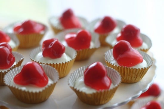 Mini Cherry Cheesecakes
