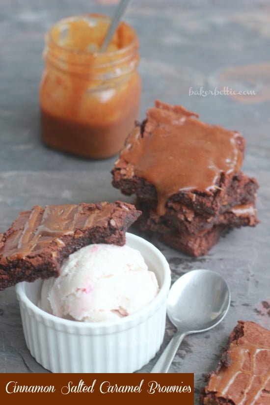 Vegan Salted Caramel Brownies (gluten free)- Baker Bettie