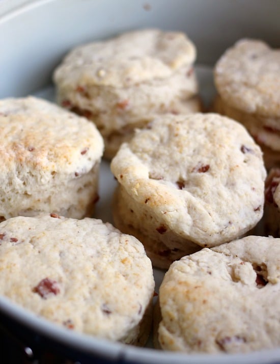 Buttermilk Bacon Biscuits Baker Bettie