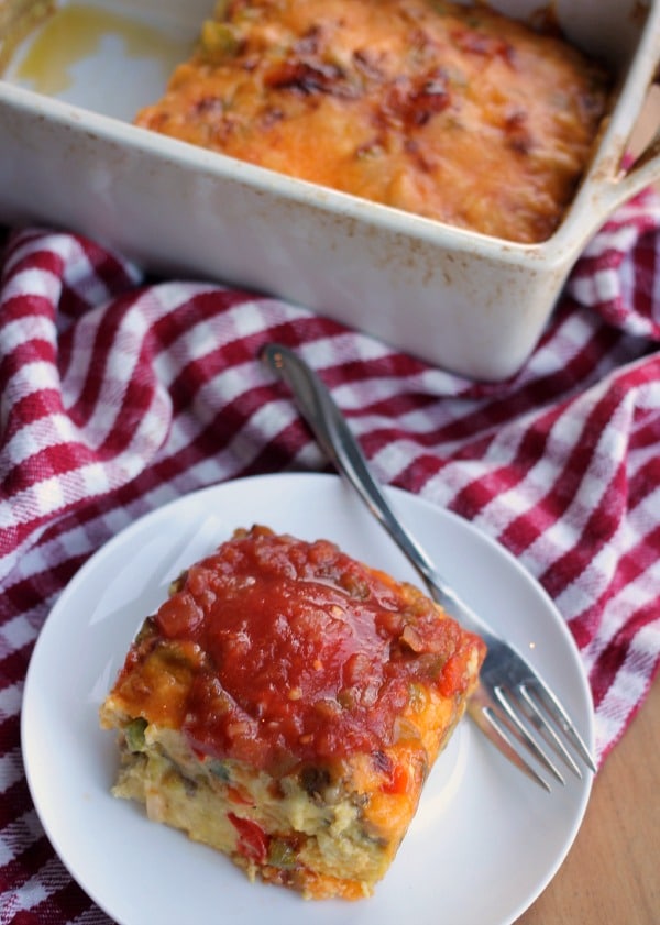 Sausage Egg and Cheese Casserole- Baker Bettie