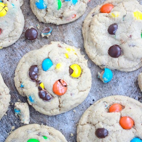 Peanut Butter M&M Cookies recipe