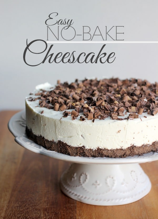 Easy No-Bake Cheesecake Recipe- Baker Bettie