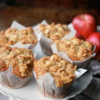 Apple Streusel Muffins, Apple Muffin Recipe I Baker Bettie