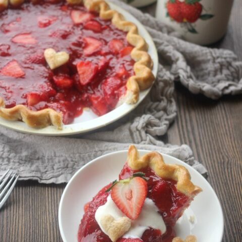 Double strawberry pie!