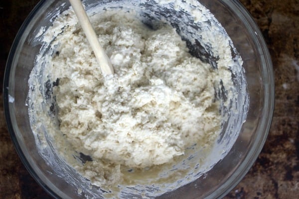 How to Make Lard Biscuits | Baker Betttie Biscuit dough mixed together