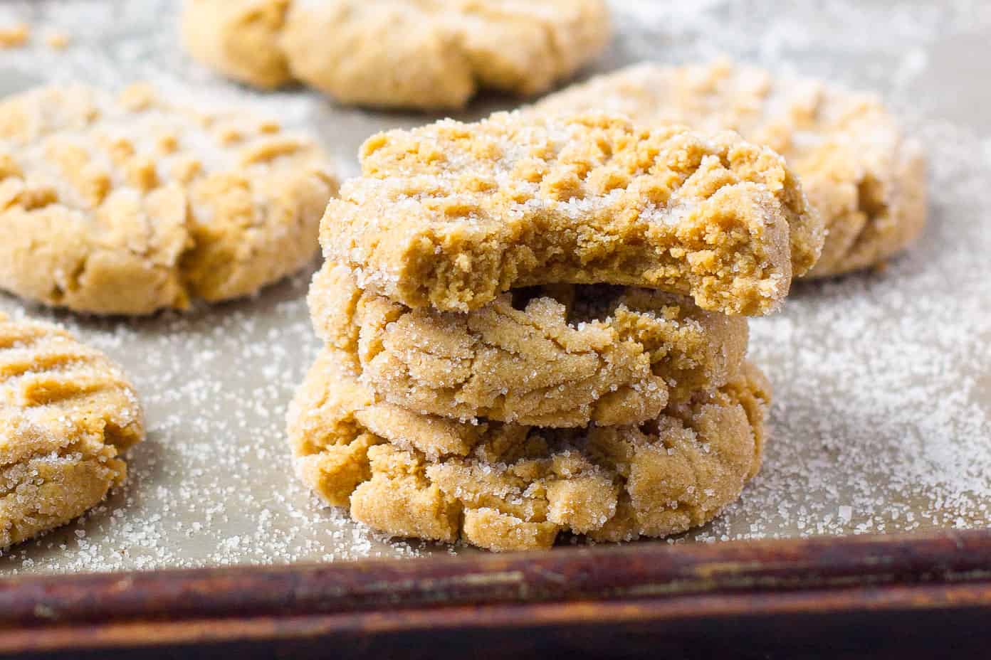 Soft Peanut Butter Cookies - Baker Bettie