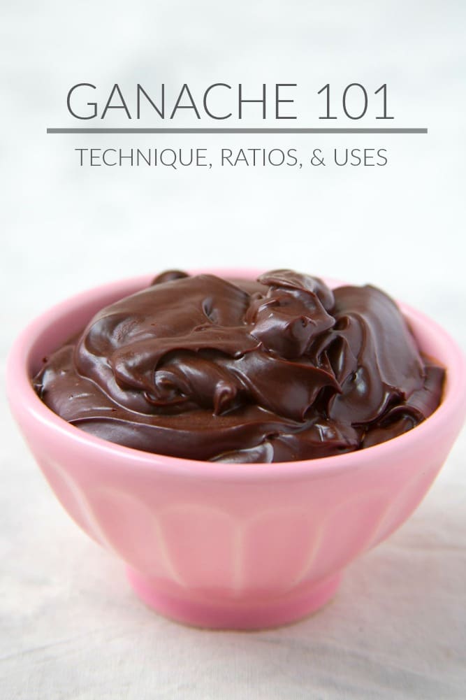 Bowl of chocolate ganache