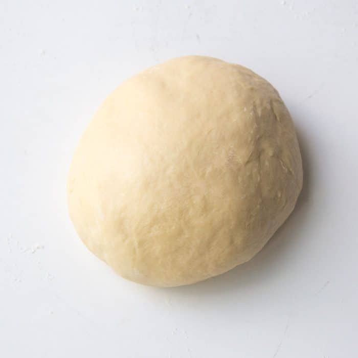 A soft round ball of kneaded dough