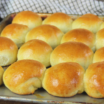 Golden Yeast Rolls out of the oven