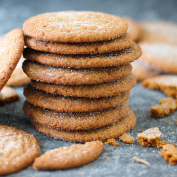 Crispy Gingersnap cookies