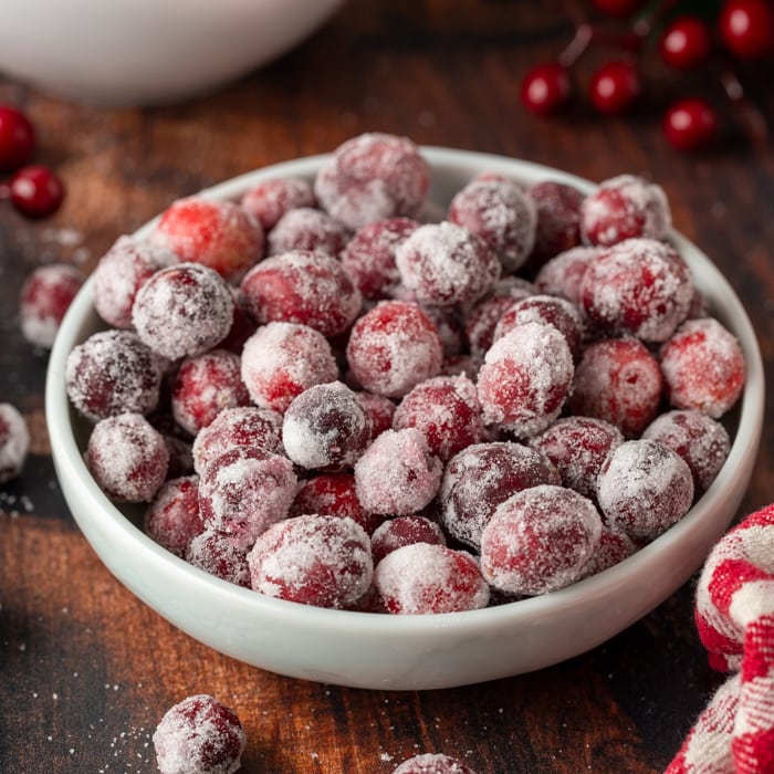 How to Make Sugared Cranberries I Baker Bettie